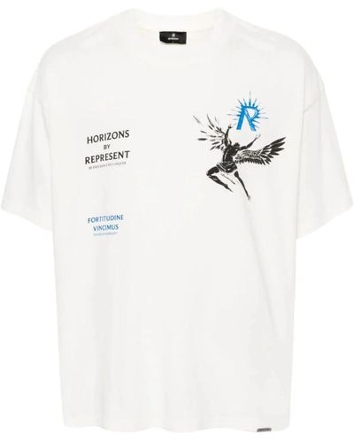 Represent T-shirt mit grafikdruck - Weiß