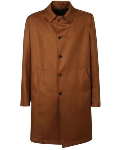 Lardini Single-breasted tailored coat - Braun