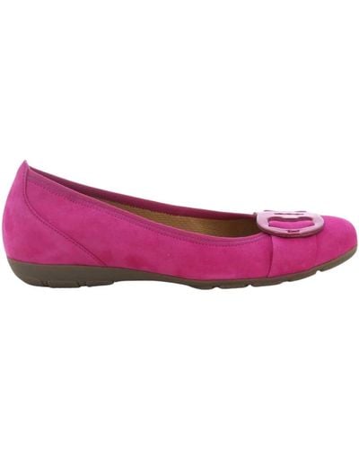 Gabor Shoes > flats > ballerinas - Violet