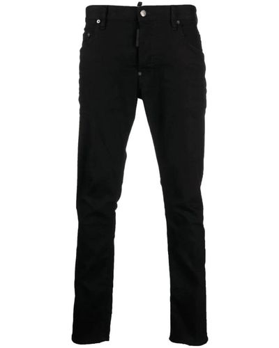 DSquared² E Noos Herren Jeans - Stilvolles Upgrade für Deine Garderobe - Schwarz