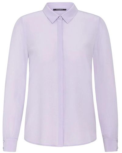 Bruuns Bazaar Elegante camisa de seda morada - Morado