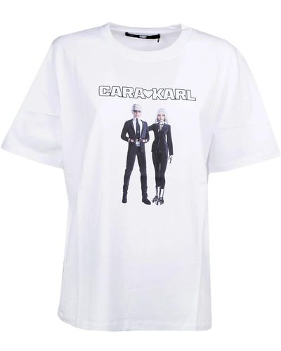 Karl Lagerfeld T-camicie - Bianco