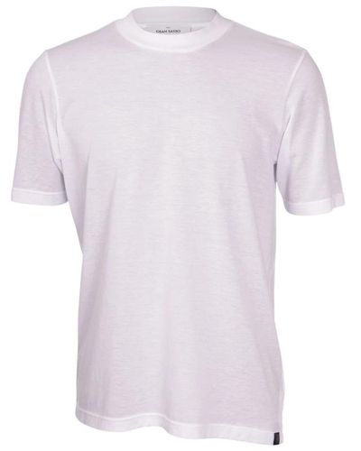 Gran Sasso Weiße t-shirts und polos - Lila