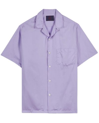 Portuguese Flannel Short sleeve camicie - Viola