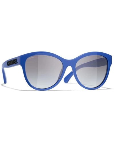 Chanel Stylische sonnenbrille - modell 5458 - Blau
