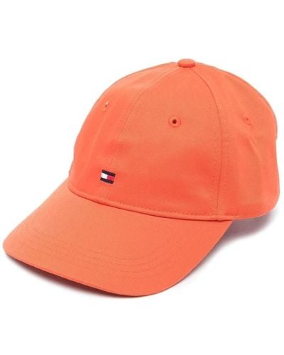 Tommy Hilfiger Cappello essenziale con bandiera - Arancione