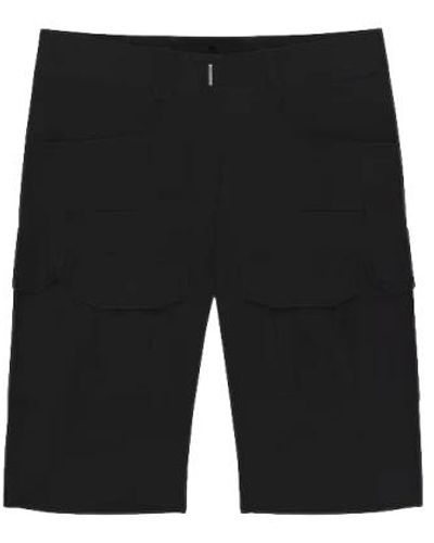 Givenchy Seiden cargo bermuda shorts - Schwarz