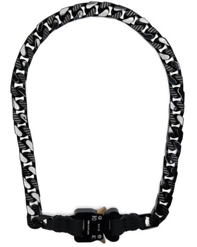 1017 ALYX 9SM Metall-schnallen choker kette schmuck - Schwarz