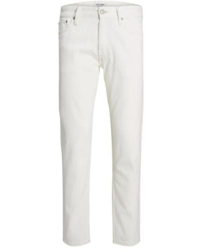 Jack & Jones Slim-Fit Jeans - White
