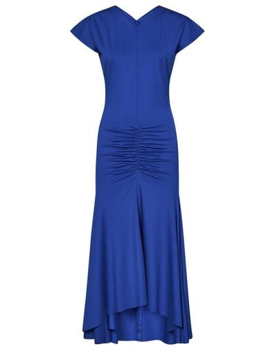 Victoria Beckham Dresses > day dresses > maxi dresses - Bleu