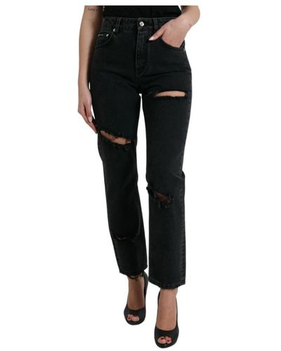 Dolce & Gabbana Slim-fit jeans - Schwarz