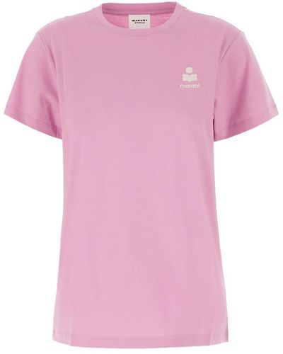 Isabel Marant Lässiges baumwoll t-shirt isabel marant étoile - Pink