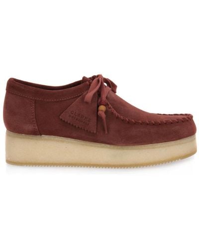 Clarks Laced Shoes - Brown