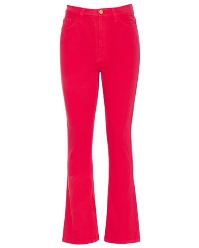 Manila Grace Wide Trousers - Red