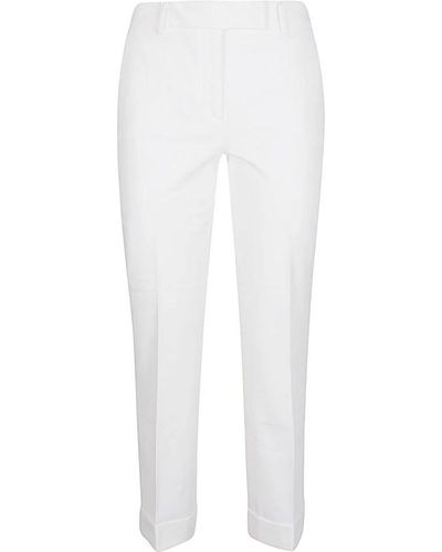 Via Masini 80 Slim-fit trousers - Weiß