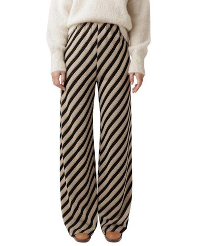 By-Bar Wide Trousers - Multicolour