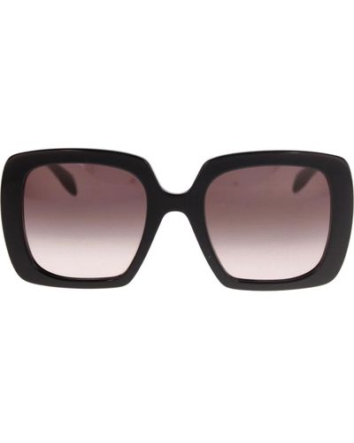 Alexander McQueen Ikonoische sonnenbrille mit verlaufsgläsern - Braun