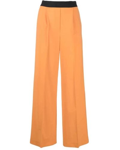 MSGM Wide trousers - Arancione