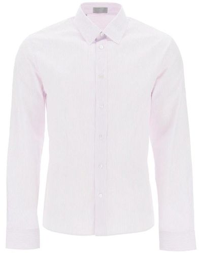 Dior Klassische weiße button-up bluse