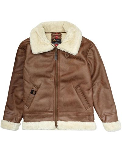 Alpha Industries Winter Jackets - Brown