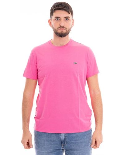 Lacoste Pima baumwoll t-shirt - Pink