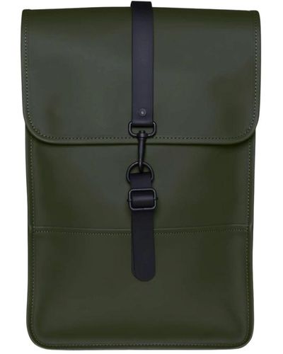 Rains Grüner rucksack mini w3 03 grüne tasche