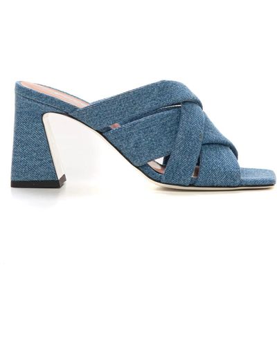 Pollini P-denim sandals - Blau