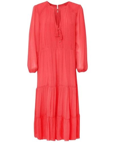 Pepe Jeans Dresses > day dresses > maxi dresses - Rouge
