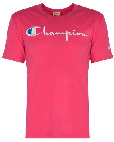 Champion Kurzarmshirt - Pink