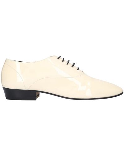 Saint Laurent Lace Up Shoes Leon 30 - White