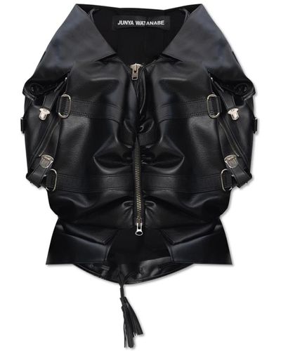 Junya Watanabe Jackets > leather jackets - Noir