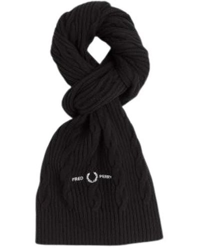 Fred Perry Winter Scarves - Black