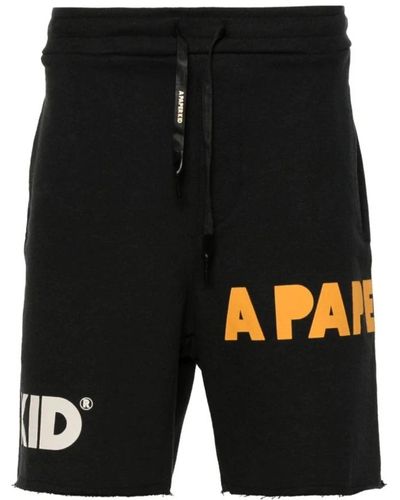 A PAPER KID Casual Shorts - Black