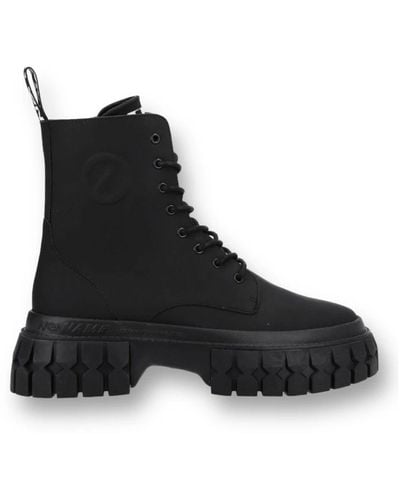 No Name Lace-Up Boots - Black