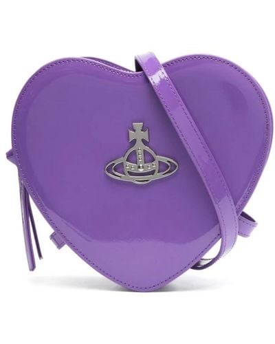 Vivienne Westwood Cross Body Bags - Purple