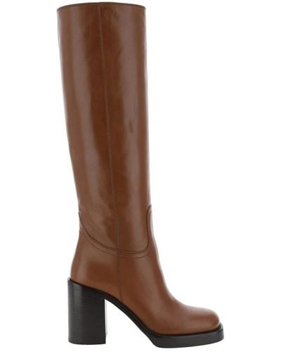 Prada High Boots - Brown