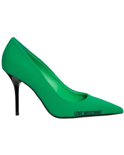 Love Moschino Eleva tu estilo con zapatos de tacón alto - Verde