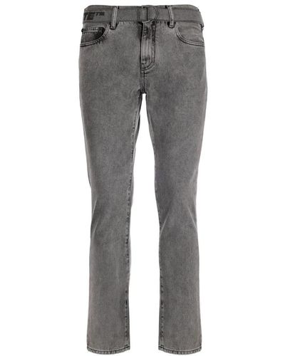 Off-White c/o Virgil Abloh Straight Jeans - Grey