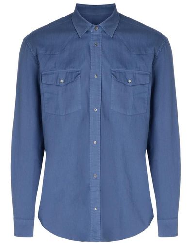 Dondup Shirts > casual shirts - Bleu