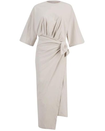 Balenciaga Wrap Dresses - White