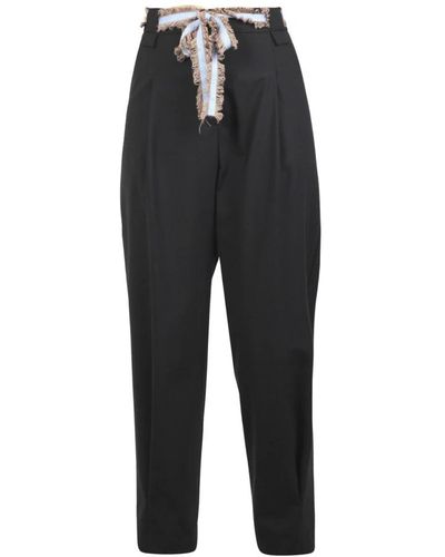 Ottod'Ame Trousers > wide trousers - Noir