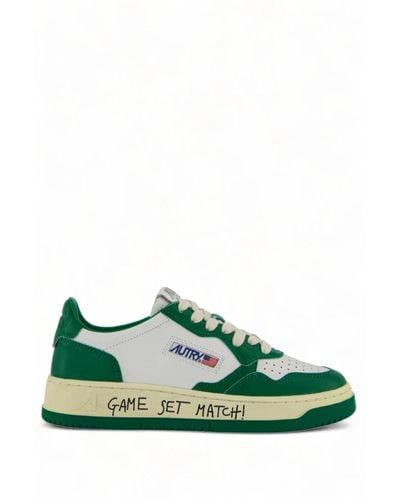 Autry Medalist game set sneakers weiß grün
