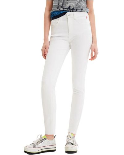 Desigual Skinny Jeans - White