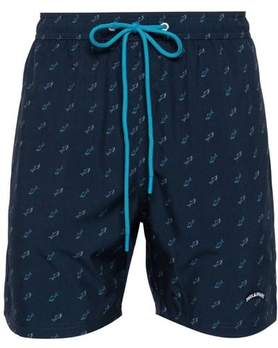 Paul & Shark Polyester badebekleidung mit taschen - Blau