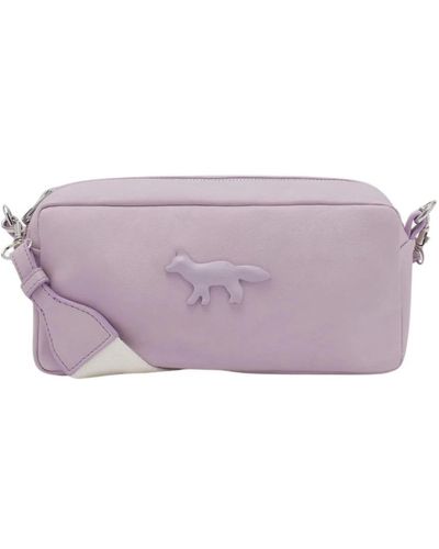 Maison Kitsuné Cross Body Bags - Purple