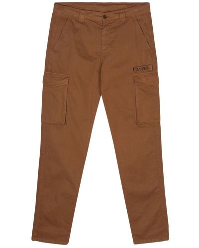 Aspesi Slim-Fit Trousers - Brown