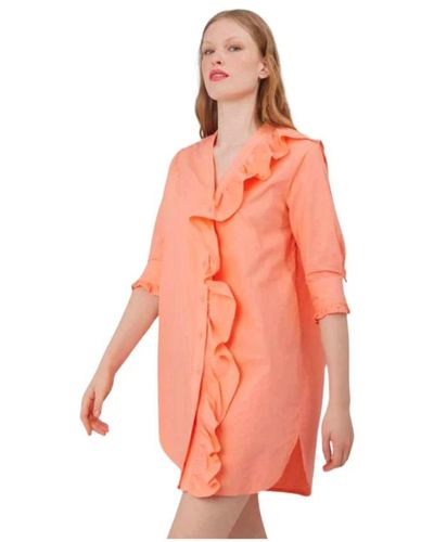 Silvian Heach Short Dresses - Orange