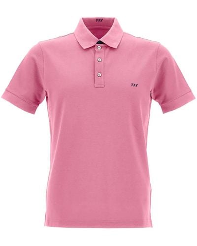Fay T-shirts and polos pink - Rosa