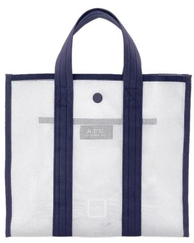 A.P.C. Plastik handtaschen - Blau