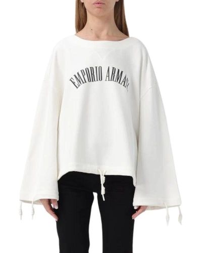 Emporio Armani Sweatshirts - Weiß